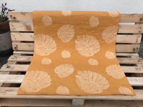 washpapa aged laser color Monstera - sklep ALternative Textiles