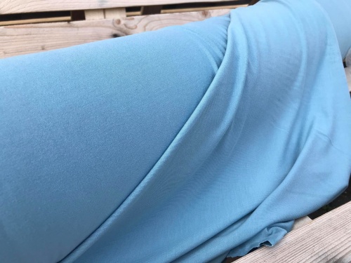 LIMA - dzianina Lenzing EcoVero gładka single niebieski 230 g  sklep Alternative Textiles