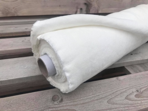 Tkanina konopna KONOPKA KLIMINA ivory 200g (cena za 0,5m)