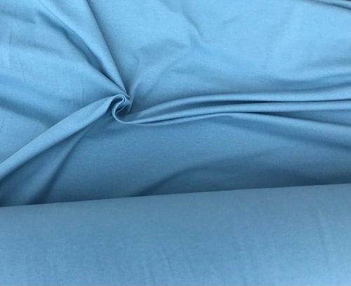 DEADSTOCK dzianina single jersey Cottulenka RIO bawełna organiczna, NIEBIESKI 200 g (cena za 0,5 m)