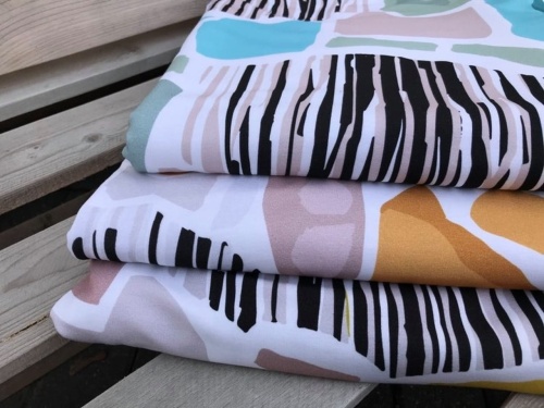 Alternative Designs - GRAWITACJA - dzianina Cottulenka Buenos zadrukowana we wzory - sklep Alternative Textiles