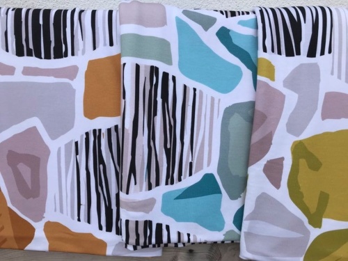 Alternative Designs - GRAWITACJA - dzianina Cottulenka Buenos zadrukowana we wzory - sklep Alternative Textiles