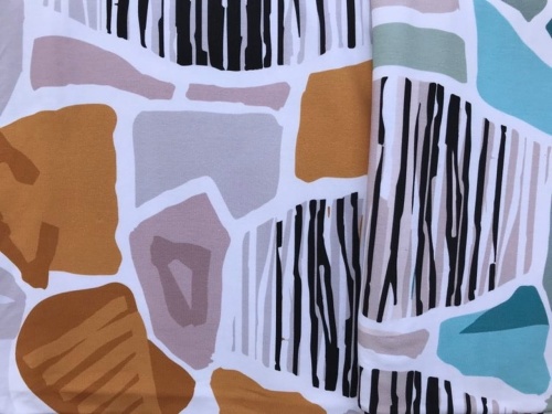 Alternative Designs - GRAWITACJA - dzianina Cottulenka Buenos zadrukowana we wzory - sklep Alternative Textiles