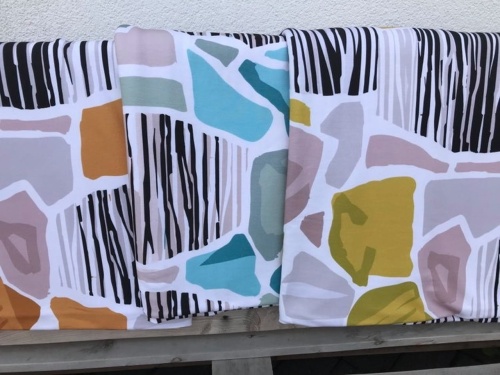 Alternative Designs - GRAWITACJA - dzianina Cottulenka Buenos zadrukowana we wzory - sklep Alternative Textiles