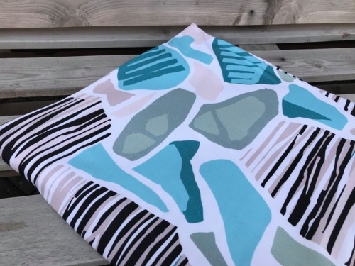 Alternative Designs - GRAWITACJA - dzianina Cottulenka Buenos zadrukowana we wzory - sklep Alternative Textiles