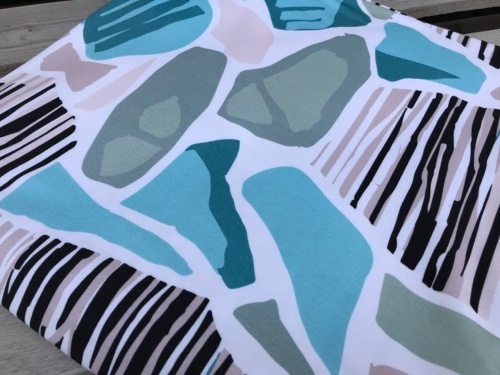 Alternative Designs - GRAWITACJA - dzianina Cottulenka Buenos zadrukowana we wzory - sklep Alternative Textiles