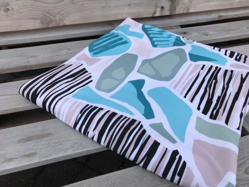 Alternative Designs - GRAWITACJA - dzianina Cottulenka Buenos zadrukowana we wzory - sklep Alternative Textiles