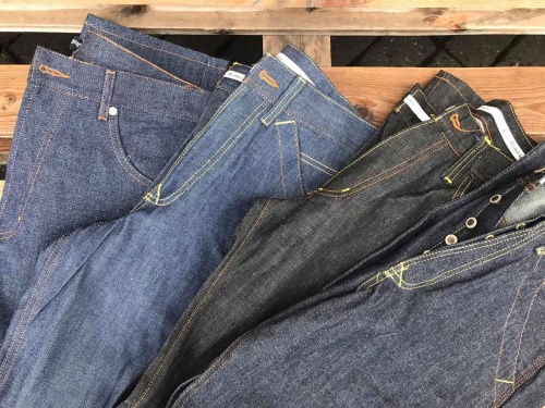 spodnie jeansowe zerowaste sklep Alternative Textiles