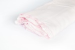 DEADSTOCK -  naturalna tkanina lniana - pudrowy różowy 170 g (kupon o dł 45 cm)