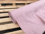 Blen, len - tkanina lniana na pościel stonewashed 245 cm, brudny róż, 165g/m2 (cena za 0,5m)