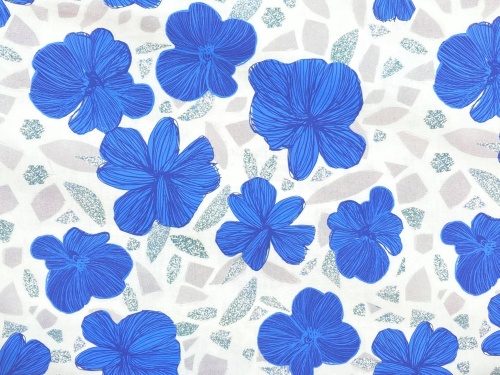 tkanina bawełniana BIO 133g chabrowa herbaciarnia sklep Alternative Textiles