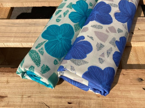 tkanina bawełniana BIO 133g chabrowa herbaciarnia sklep Alternative Textiles