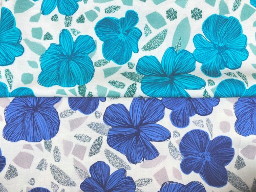 tkanina bawełniana BIO 133g chabrowa herbaciarnia sklep Alternative Textiles