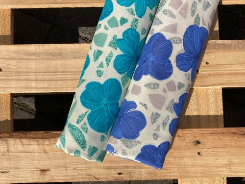 tkanina bawełniana BIO 133g chabrowa herbaciarnia sklep Alternative Textiles