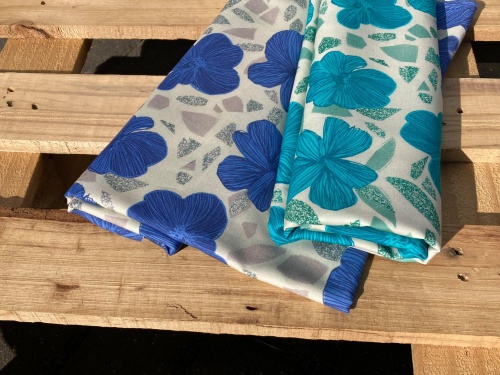 tkanina bawełniana BIO 133g chabrowa herbaciarnia sklep Alternative Textiles