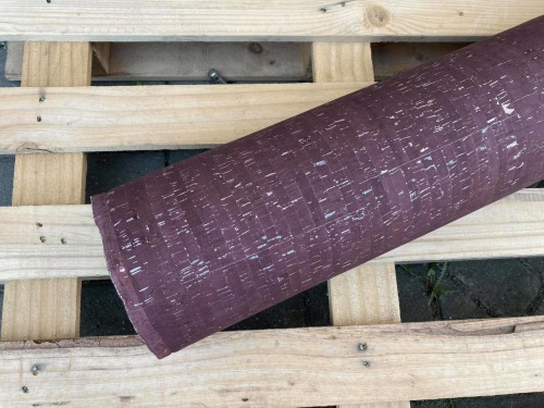 tkanina korkowa śliwkowo bordowo brązowa sklep Alternative Textiles