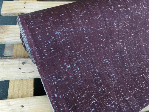 tkanina korkowa śliwkowo bordowo brązowa sklep Alternative Textiles