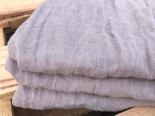 tkanina lniana mgiełka kreszowana sklep Alternative Textiles