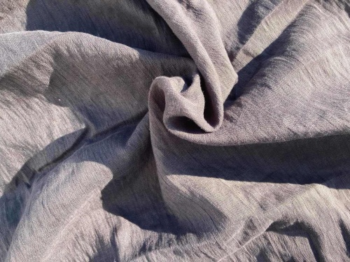 tkanina lniana 135g krepa, gnieciona, sklep Alternative Textiles