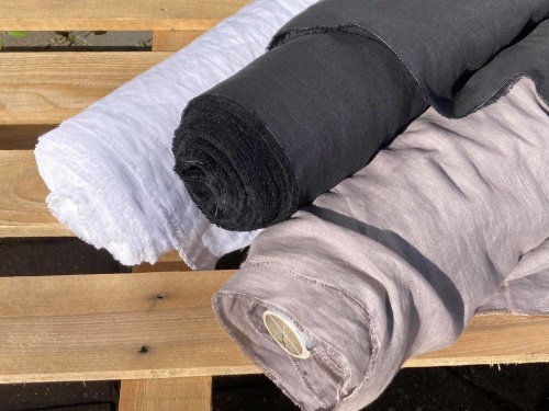 tkanina konopna Zawisza, Izbor, Bogna 154g biel optyczna sklep Alternative Textiles