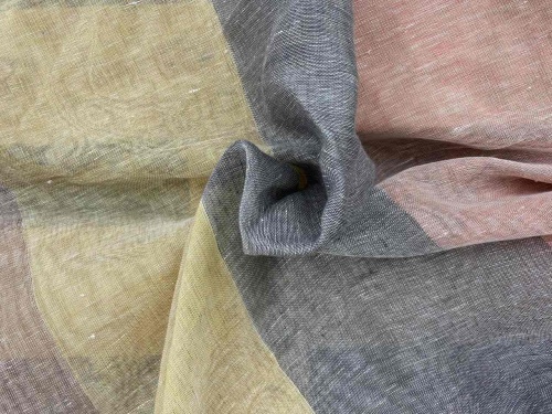 siatka lniana wielokolorowa białoruska sklep Alternative Textiles