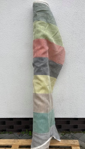 siatka lniana wielokolorowa białoruska sklep Alternative Textiles