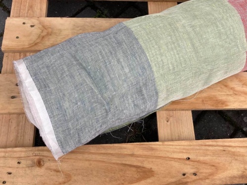 siatka lniana wielokolorowa białoruska sklep Alternative Textiles