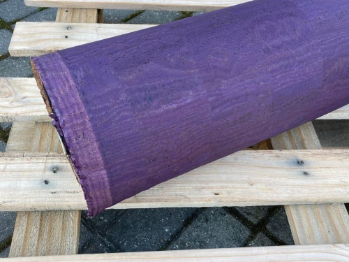 Tkanina korkowa corko ciemna śliwka sklep Alternative Textiles