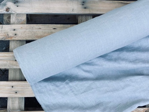 tkanina lniana z Białorusi, len 100%, nowe a'la stonewashed wykończenie, sklep Alternative Textiles