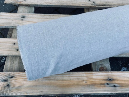 tkanina lniana z Białorusi, len 100%, nowe a'la stonewashed wykończenie, sklep Alternative Textiles