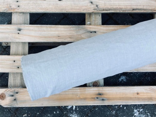 tkanina lniana z Białorusi, len 100%, nowe a'la stonewashed wykończenie, sklep Alternative Textiles