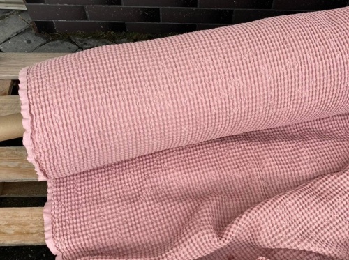 tkanina lniano bawełniana LENAJ, wafel, 380g sklep alternative textiles
