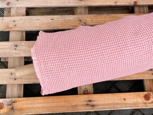 tkanina lniano bawełniana LENAJ, wafel, 380g sklep alternative textiles