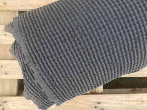 len z bawełną WAFEL grafit sklep Alternative Textiles