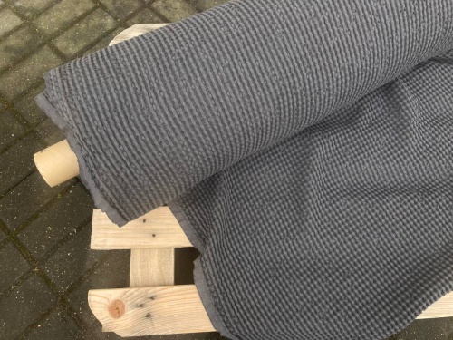 len z bawełną WAFEL grafit sklep Alternative Textiles