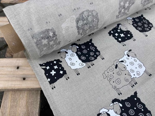 len z bawełną duże owieczki 3288 240g sklep alternative textiles