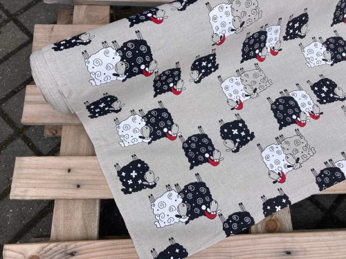 len z bawełną duże owieczki w czapce 3287 240g sklep alternative textiles