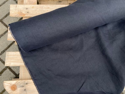 Tkanina konopna KONOPKA ZBYSZKO, czarny 200g (cena za 0,5m)