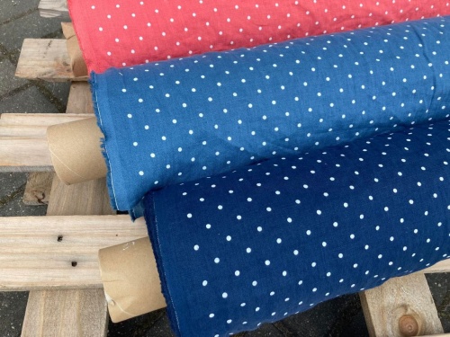 lenaj. litewski len 100%, nadruk sklep alternative textiles