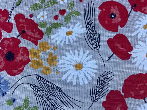 tkanina litewska len z bawełną, sklep Alternative Textiles