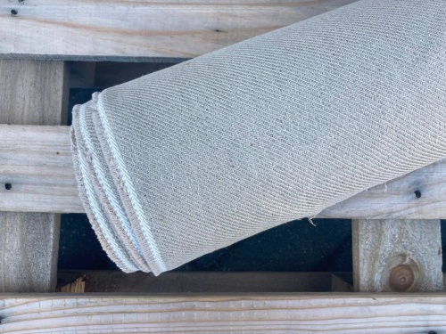 tkanina z recyklingu bawełna z lnem, sklep Alternative Textiles