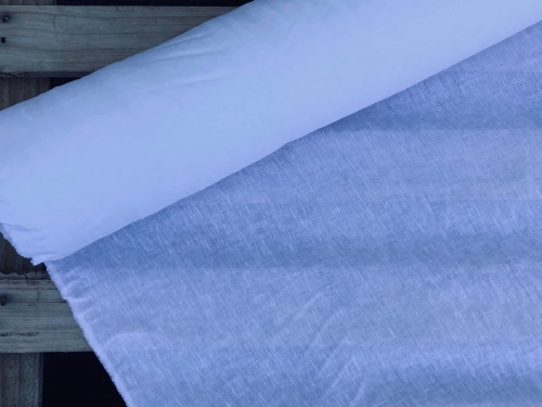 tkanina lniana biel optyczna 4-4 154g, sklep Alternative Textiles