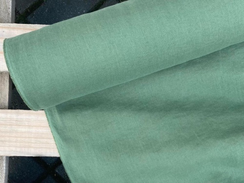 polski len 155g zielony "loden green" sklep ALternative Textiles