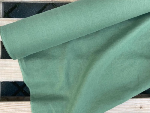 polski len 155g zielony "loden green" sklep ALternative Textiles