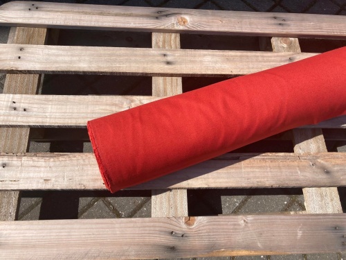 tkanina bawełniana ceglasta sklep alternative textiles