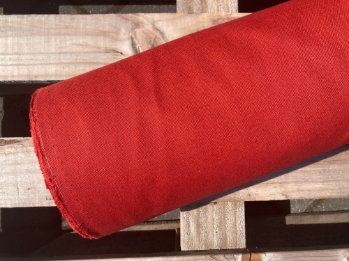 tkanina bawełniana ceglasta sklep alternative textiles