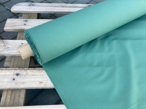 tkanina bawełniana zielono miętowa, sklep alternative textiles