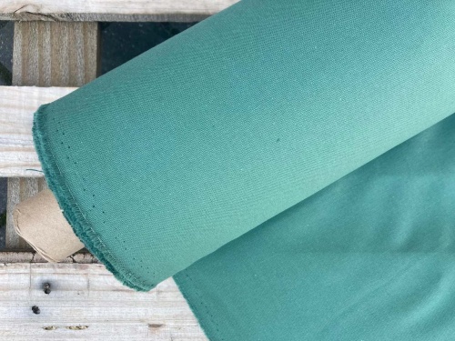 tkanina bawełniana zielono miętowa, sklep alternative textiles