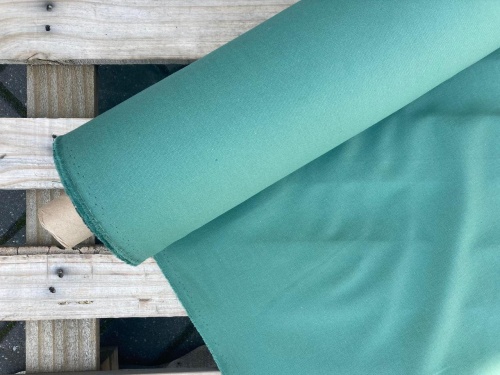 tkanina bawełniana zielono miętowa, sklep alternative textiles