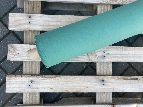 tkanina bawełniana zielono miętowa, sklep alternative textiles